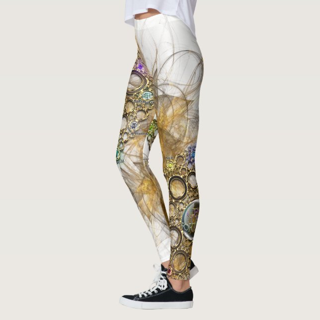 THE PROSPERITY CONNEXION : Gems of Fortune Leggings (Left)