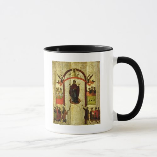 The Protection of the Theotokos  Russian icon Mug