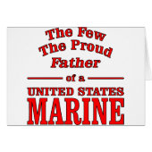 The Proud Father Of A United States Marine (Front Horizontal)