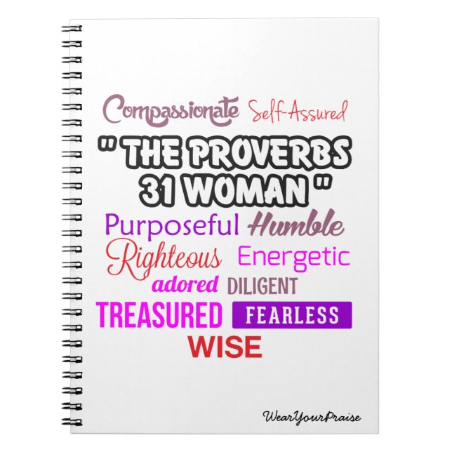 The Proverbs 31 Woman Notebook (Front)