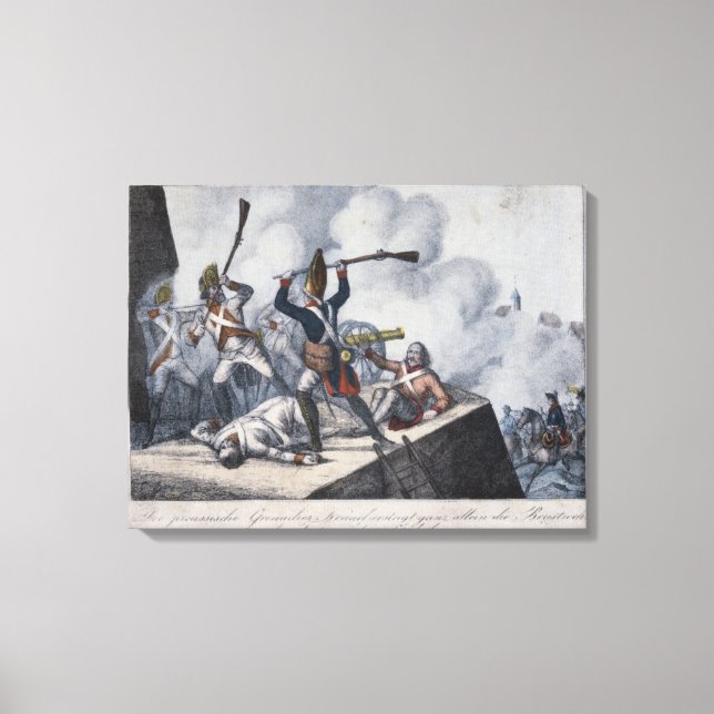 The Prussian Grenadier Canvas Print (Front)