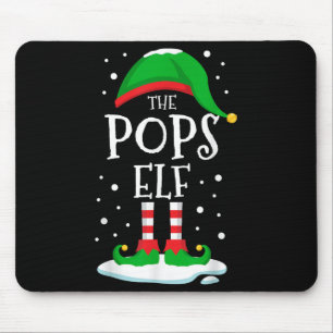 The Ps Elf Christmas Family Matching Xmas Grandpa Mouse Pad