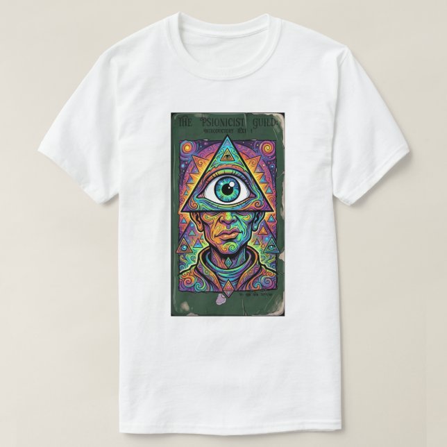 The Psionicist Guild 1 Basic T-Shirt (Design Front)