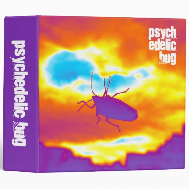 The Psychedelic Bug (2in) Binder (Front/Spine)