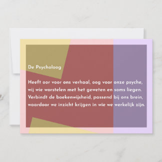 The Psychologist Thank You Card