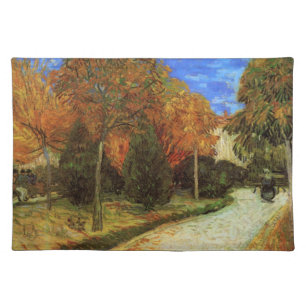 The Public Park at Arles by Vincent van Gogh Cloth Placemat