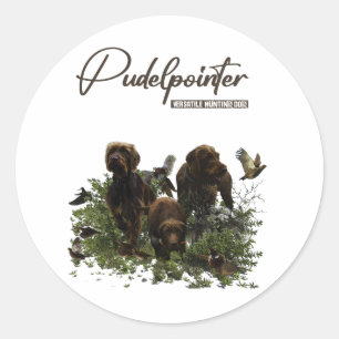The Pudelpointer Classic Round Sticker