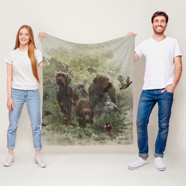 The Pudelpointer      Fleece Blanket (In Situ)