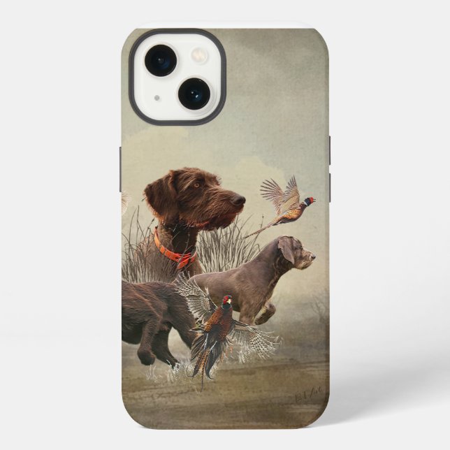 The Pudelpointer     Iphone Case (Back)