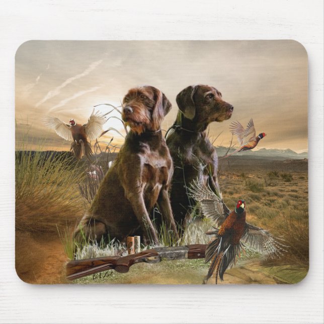 The Pudelpointer  Mouse Pad (Front)