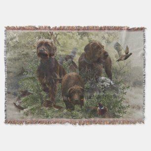 The Pudelpointer Throw Blanket