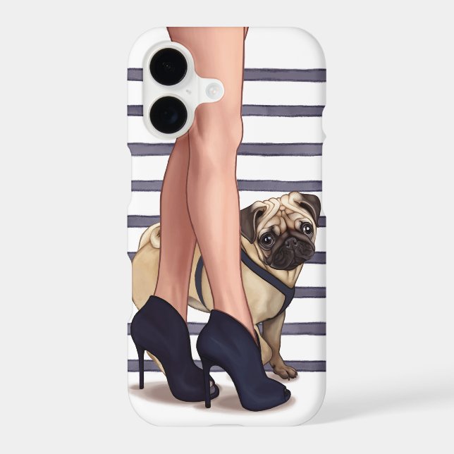 The Pug Life Iphone Case (Back)