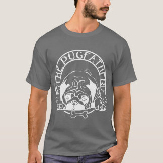 The Pugfather Boys Dog Father Mens Pug Daddy Pet L T-Shirt