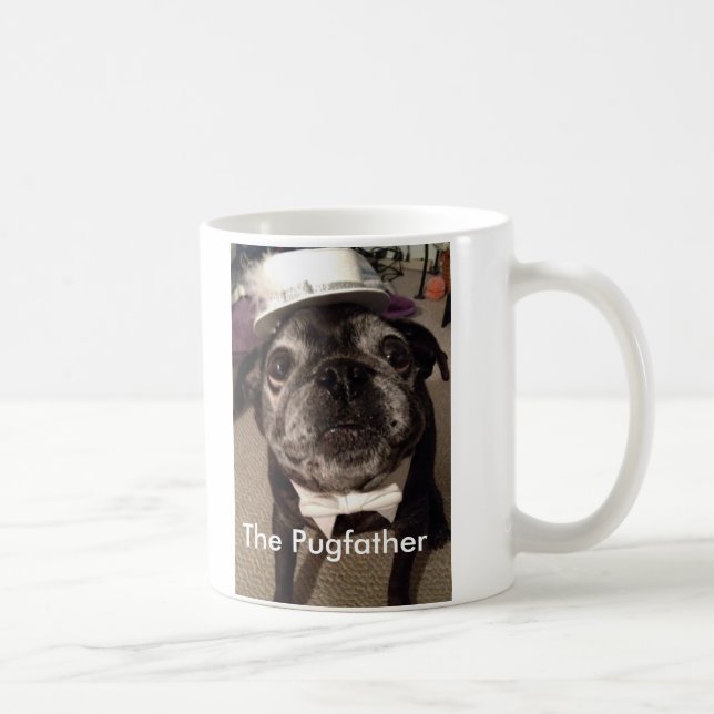 The Pugfather Coffee Mug (Right)