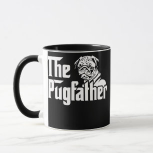 The Pugfather Pug Dad Father's Day Gift Pug Mug