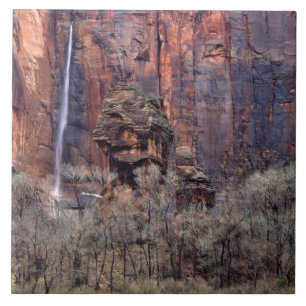 The Pulpit and ephemeral waterfall Ceramic Tile