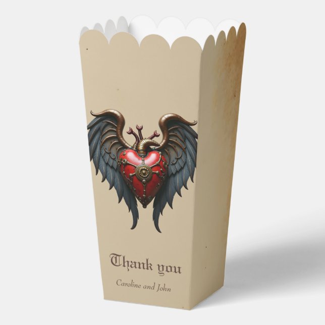 The pulsating heart of mechanics,  favor boxes (Front)