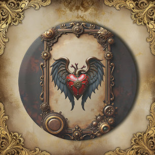 The pulsating heart of mechanics, paper plates