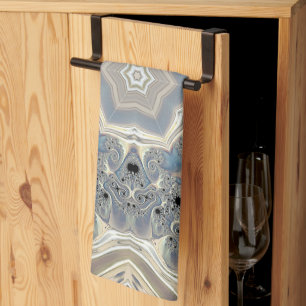 The Pulse of a Fractal Dream Kitchen Towel