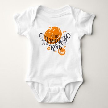 The Pumpkin King | Pumpkin Graphic Baby Bodysuit by nightmarebeforexmas at Zazzle