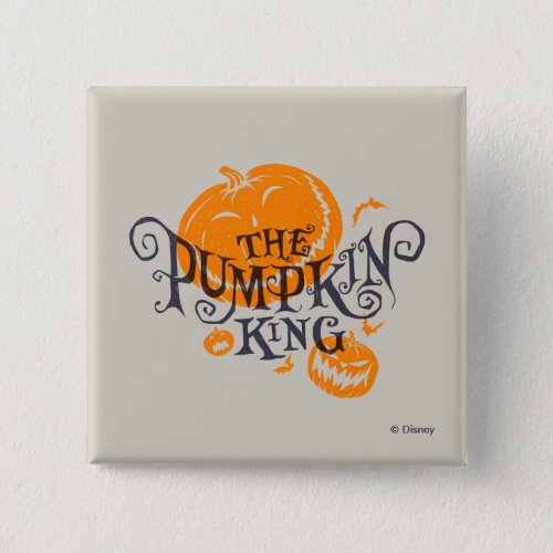 The Pumpkin King  Pumpkin Graphic Button