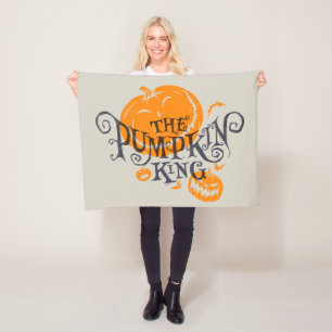 The Pumpkin King Pumpkin Graphic Fleece Blanket