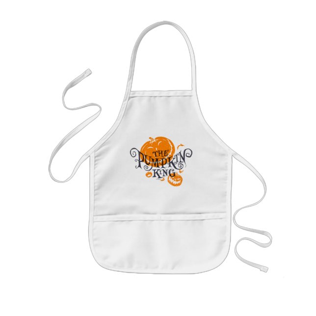 The Pumpkin King | Pumpkin Graphic Kids' Apron (Front)