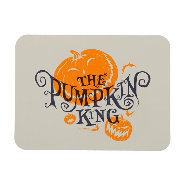 The Pumpkin King | Pumpkin Graphic Magnet (Horizontal)
