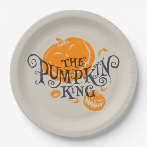 The Pumpkin King  Pumpkin Graphic Paper Plates
