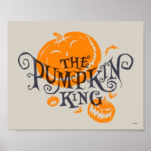 The Pumpkin King  Pumpkin Graphic Poster