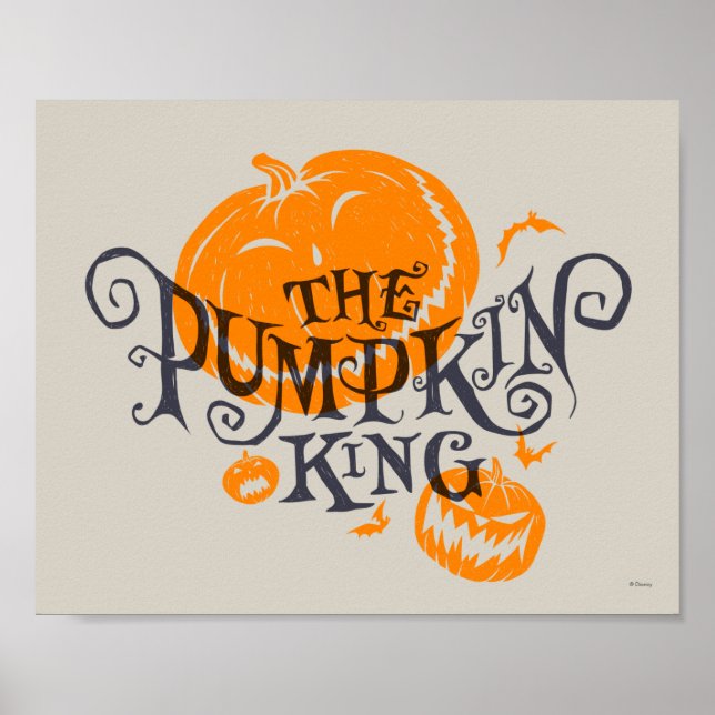 The Pumpkin King | Pumpkin Graphic Poster (Front)