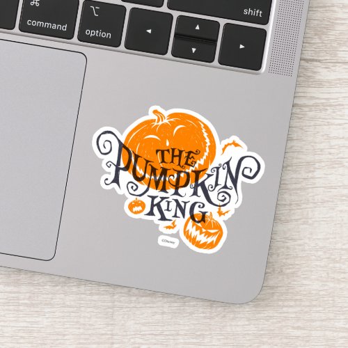 The Pumpkin King  Pumpkin Graphic Sticker