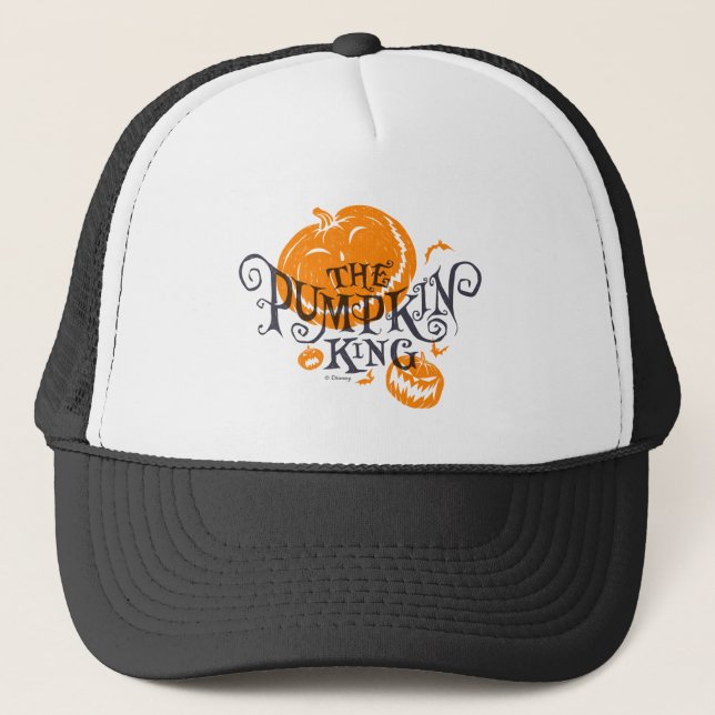 The Pumpkin King | Pumpkin Graphic Trucker Hat (Front)