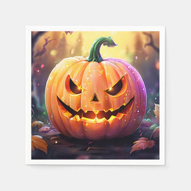 The Pumpkin, Paper Plates Napkins (Front)