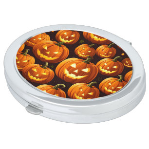The Pumpkin Riot Compact Mirror