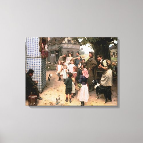 The Punch and Judy Show Canvas Print