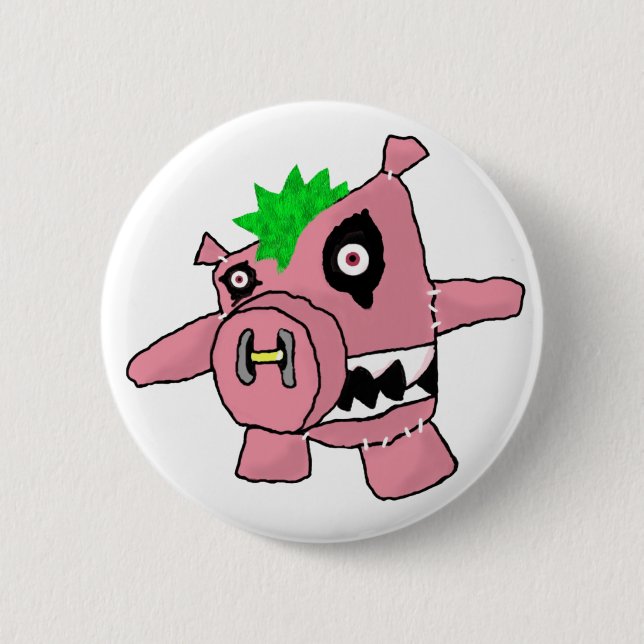 The Pung Pinback Button (Front)