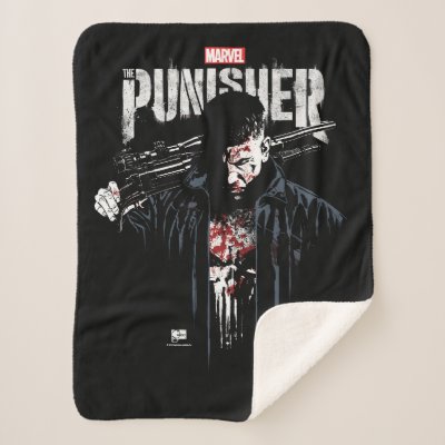 The Punisher | Jon Quesada Cover Art Sherpa Blanket