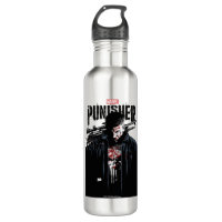 The Punisher | Jon Quesada Cover Art Stainless Steel Water Bottle