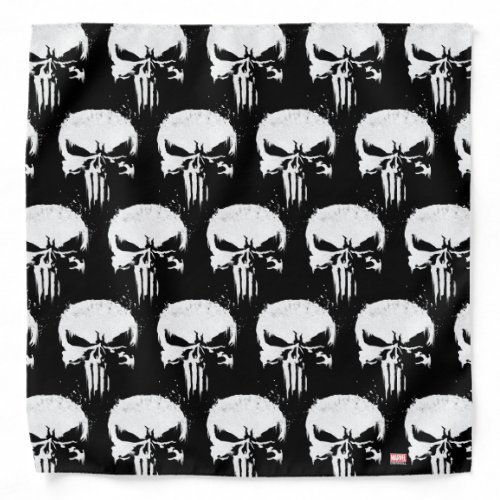 The Punisher | Painted Skull Logo Bandana