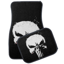 The Punisher | Painted Skull Logo Car Floor Mat The Punisher | Painted Skull Logo Car Floor Mat