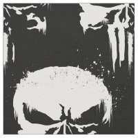 The Punisher | Painted Skull Logo Fabric