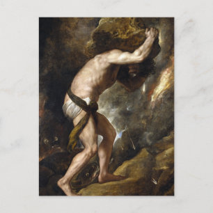 The Punishment of Sysiphus Postcard
