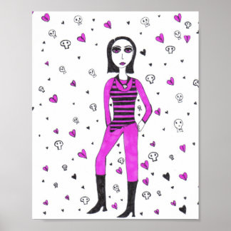 The Punk Chick Poster