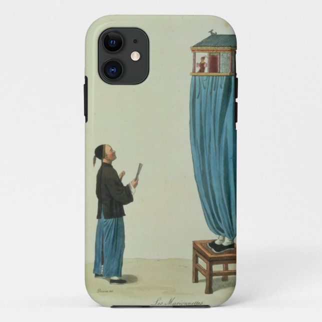 The Puppets, engraved by Mlle. Formentin, pub. 182 Case-Mate iPhone Case (Back)
