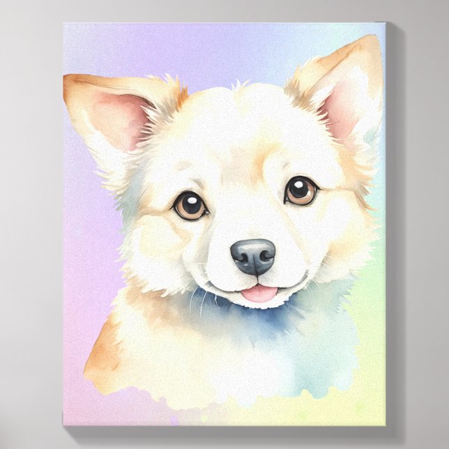 The Puppy Canvas Photo Tile (Front Set)