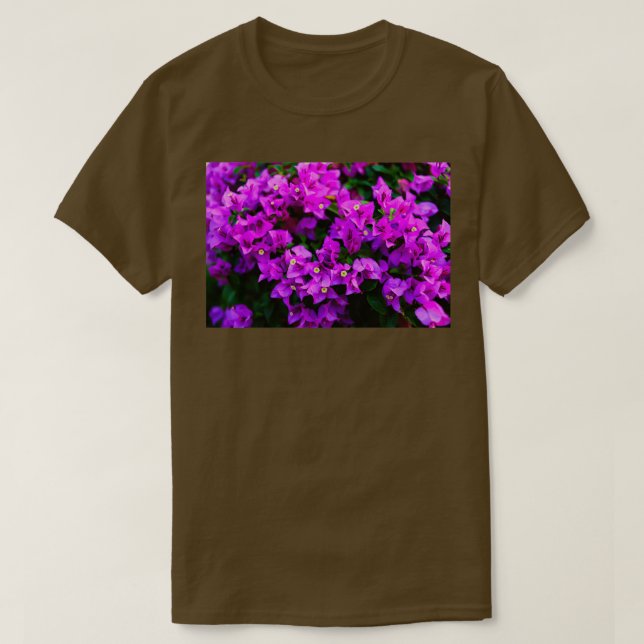 The purple bougainvillea flower 1 T-Shirt (Design Front)