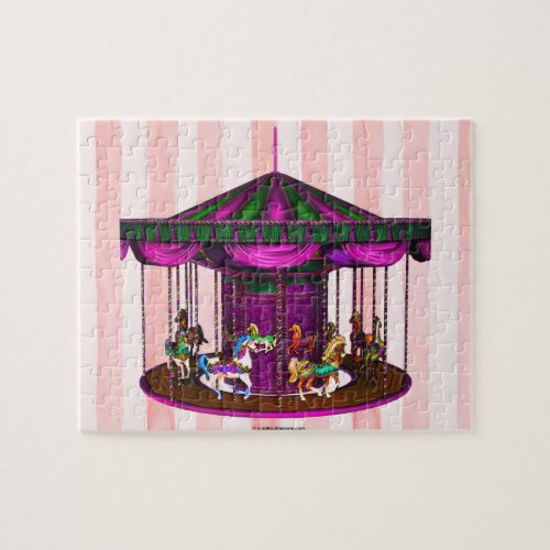 The Purple Carousel Jigsaw Puzzle