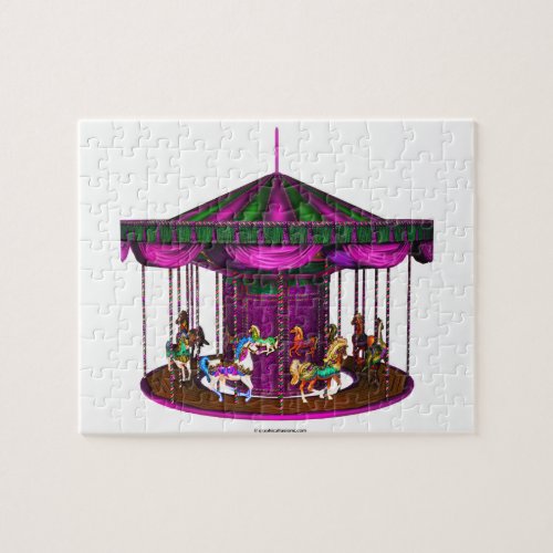 The Purple Carousel Jigsaw Puzzle