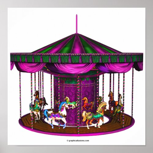 The Purple Carousel Poster